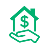 Buyer Protection Icon - Shield with dollar sign